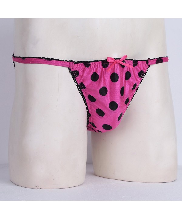 Men S Polka Dots Bikini Briefs Crossdress Underwear Sissy Panties