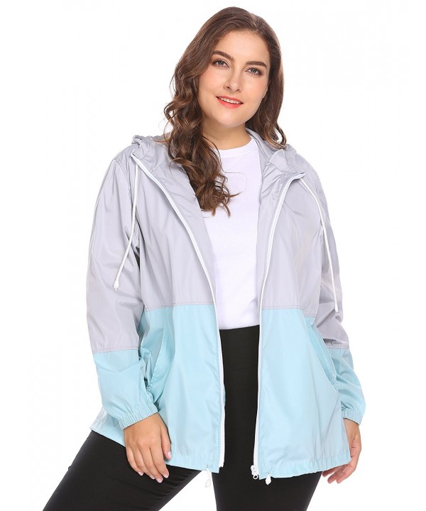 cheap plus size rain jacket