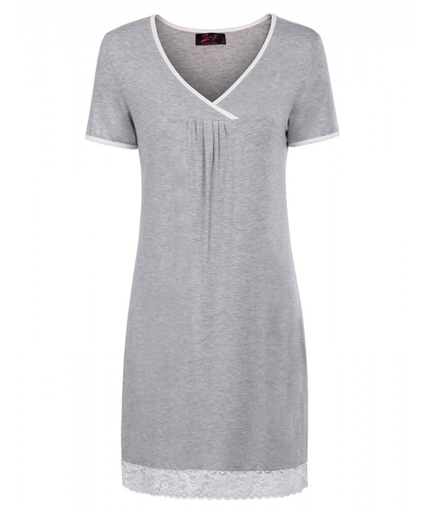 women's short sleeve nightshirt