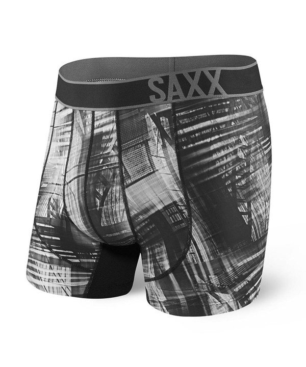Saxx Men's Impact Boxers Underwear - Escape - CG185GYCDYH
