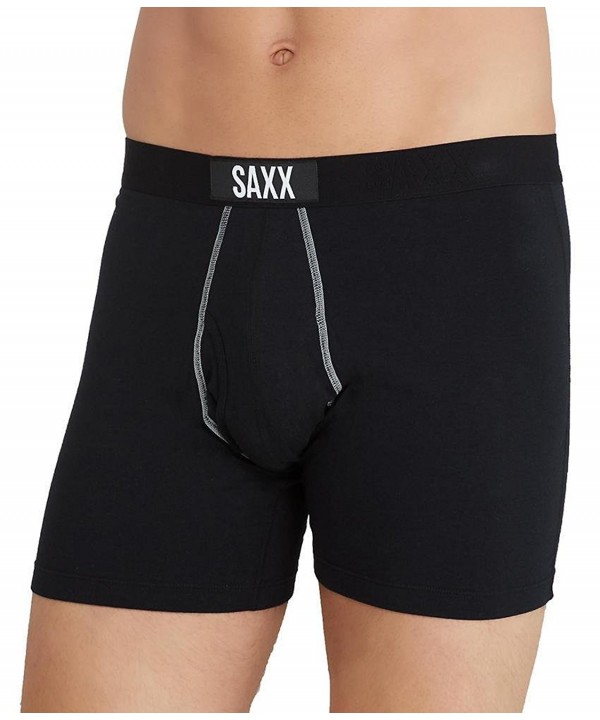 Saxx Men's 24-Seven Boxer Brief - Black - CW11443GKUF