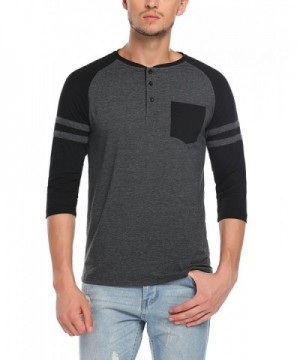 HOTOUCH Active Henley T Shirt Black