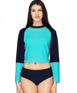 BeautyIn Rashguard Colorblock Cropped XX Large