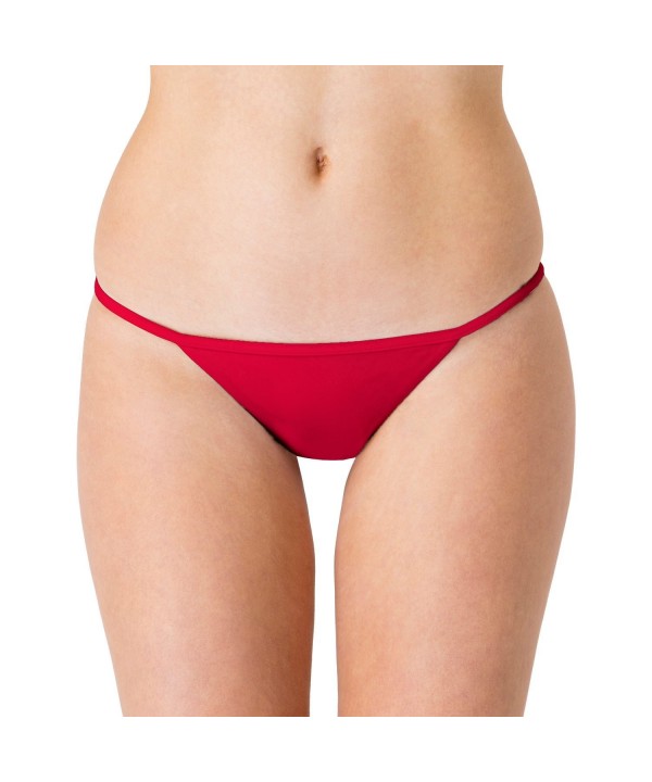 dark red bikini bottoms