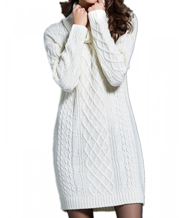 knit dress white
