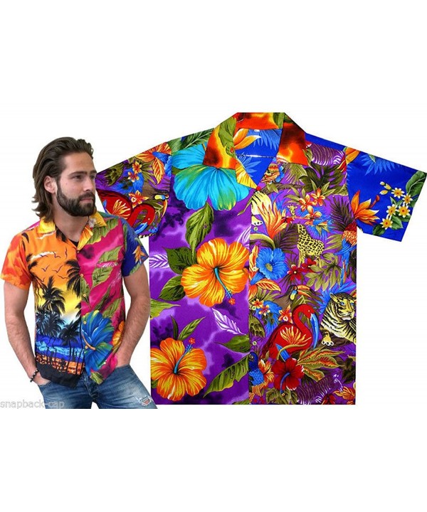 Funky Hawaiian Shirt Men Short-Sleeve Front-Pocket Every Shirt is