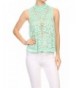 ShoSho Womens Crochet Shoulder Blouses