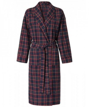 Latuza Womens Cotton Flannel Robe