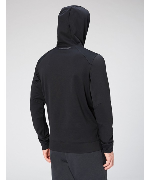 Men's Quantum Pull-Over Fleece Hoodie - Black - C91832SLMLD