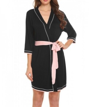 Ekouaer Womens Kimono Cotton Bathrobe